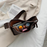 Soft Leather Shoulder Bag for Women Zip Crossbody