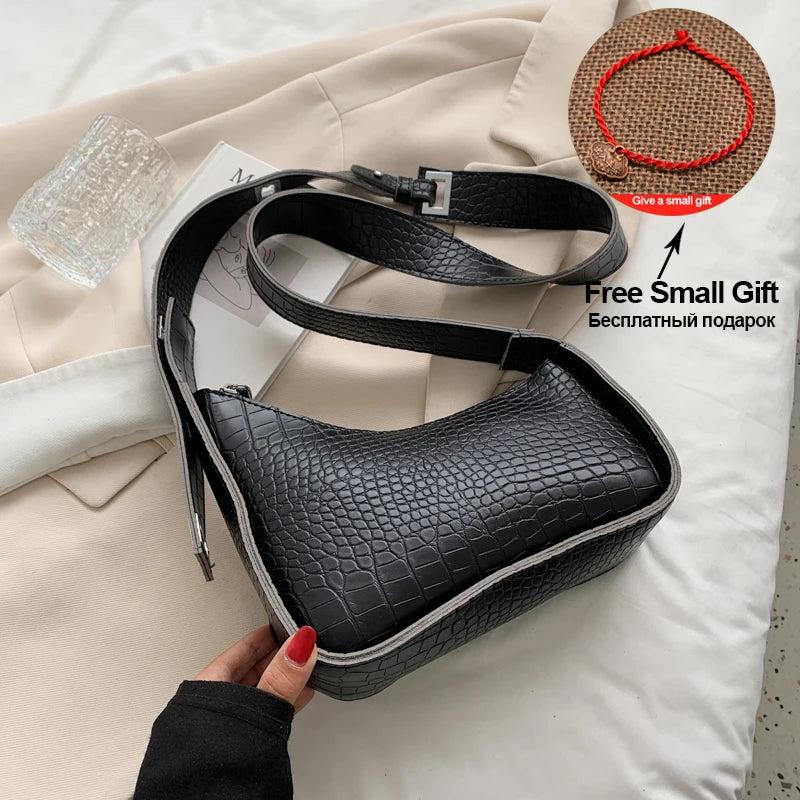Soft Leather Shoulder Bag for Women Zip Crossbody