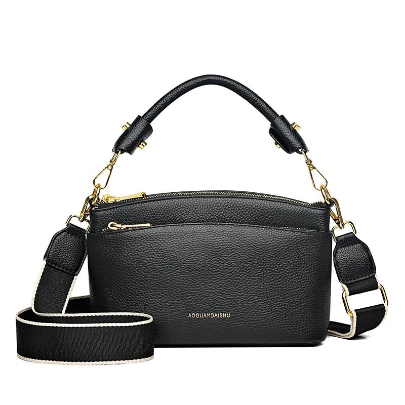 High Cow Leather Women's Handbag Small Messenger Bag