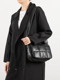 Padded Pillow Shoulder Bag Quilted Crossbody Messenger Bag