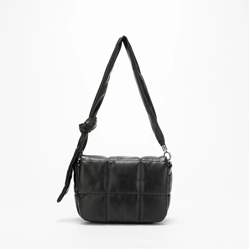 Padded Pillow Shoulder Bag Quilted Crossbody Messenger Bag