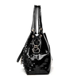 Jiessie&Angela Sequins Shoulder Bag Women Handbag Large Capacity