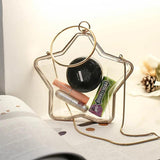 Acrylic Star Shape Clutch Shoulder Bag Evening Crossbody Purse