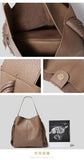 Tassels Shoulder Bag Large Capacity Bucket Handbags PU Leather Totes