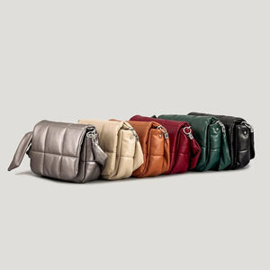 Winter Down Padded Shoulder Crossbody Bag for Women