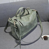 Winter-Style Large Women's Frosted Handbag Vintage Messenger Bag