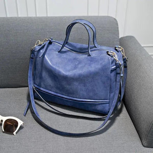 Winter-Style Large Women's Frosted Handbag Vintage Messenger Bag