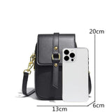 Small Leather Shoulder Bag Women Crossbody Tote Phone Sac