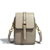 Small Leather Shoulder Bag Women Crossbody Tote Phone Sac