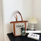 Straw Women Shoulder Bags Big Capacity Handbags Casual Commuter