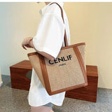 Straw Women Shoulder Bags Big Capacity Handbags Casual Commuter