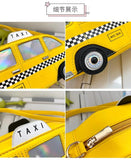 Creative Taxi Shaped Women Shoulder Bags Funny Car Crossbody Bag