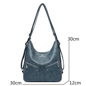 High Leather Handbags Women Shoulder Bags Crossbody Bag Female Messenger Bag