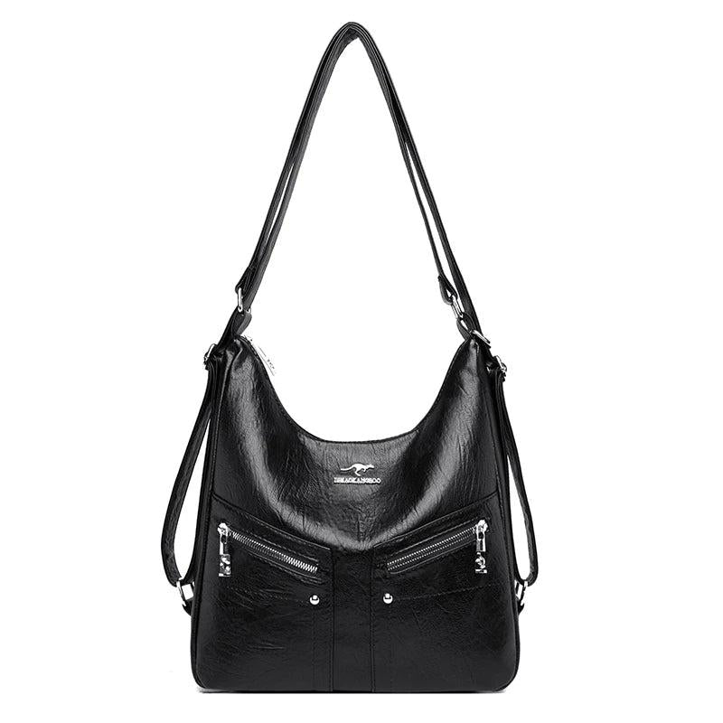 High Leather Handbags Women Shoulder Bags Crossbody Bag Female Messenger Bag