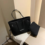 Casual Large-Capacity Canvas Tote Shoulder Handbag