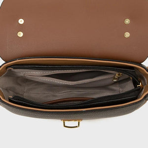 Beige Soft Leather Handbag Girl Lady Shoulder Messenger Bag