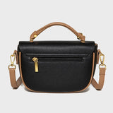 Beige Soft Leather Handbag Girl Lady Shoulder Messenger Bag