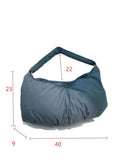 Women's Nylon Padded Down Cotton Tote Winter Shoulder Bag Large Handbags