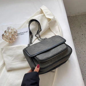 LEFTSIDE Denim Shoulder Side Bag Women