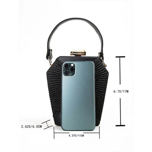 Women's Diamond Evening Party Clutch Purse Shoulder Bag