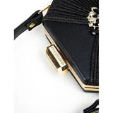 Women's Diamond Evening Party Clutch Purse Shoulder Bag