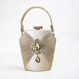 Women's Diamond Evening Party Clutch Purse Shoulder Bag