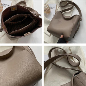 European Style Shoulder Bags For Women Large Capacity Crossbody Tote Handbags