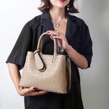 Crocodile Pattern Crossbody Bags for Women, Shoulder Handbags, Totes
