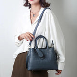 Crocodile Pattern Crossbody Bags for Women, Shoulder Handbags, Totes