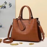 Crocodile Pattern Crossbody Bags for Women, Shoulder Handbags, Totes