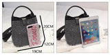 Women bucket bag Diamond Messenger Bags PU leather Shoulder Bags
