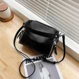 Women Messenger Bags Bucket Bag Leather Crossbody
