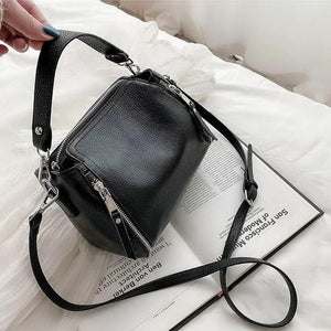Women Messenger Bags Bucket Bag Leather Crossbody