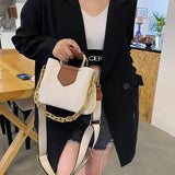 Leather Crossbody Bags Women Chain Handbags Purses