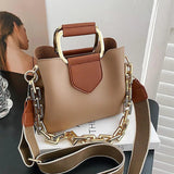 Leather Crossbody Bags Women Chain Handbags Purses