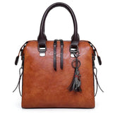 4pcs Women's Bag Set Solid PU Leather Handbag Messenger Shoulder Wallet Bags