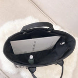 Wool Handbag Casual Big Capacity Shoulder Bag