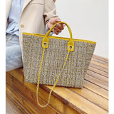 Wool Handbag Casual Big Capacity Shoulder Bag