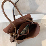 High Capacity Women's Pu Leather Handbag Shopper Tote