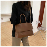 High Capacity Women's Pu Leather Handbag Shopper Tote