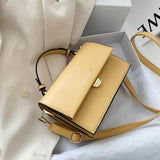 PU Leather Women Flap Crossbody Bag Solid Female Shoulder bags