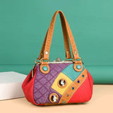Soft Leather Shoulder Bag Women Handbag Purse Diamond Crossbody Bag