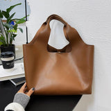 Vintage Casual Tote Bags Ladies Large Handbags Women Bag Set Solid Travel