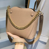 Chain Bucket Shoulder bags for women Crossbody Bag small Female Handbags