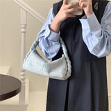 Denim Women Handbags with Chain Strap Crossbody Bag