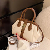 Green Shoulder Bag Short Handle Long Strap Women Handbag
