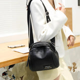 Leather Saddle Bag Cowhide One Shoulder Handbag Diagonal Chest Bag