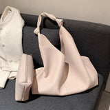 Large Capacity Shoulder Bag for Women Pu Leather Handbag