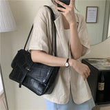 Crocodile Pattern Shoulder Bags Large Capacity Totes