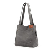 Cotton Canvas Women Bags Small Solid Lady Shoulder Handbag Casual Tote